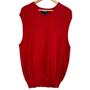 Polo Golf Ralph Lauren 90s Vintage V-Neck Knit Vest